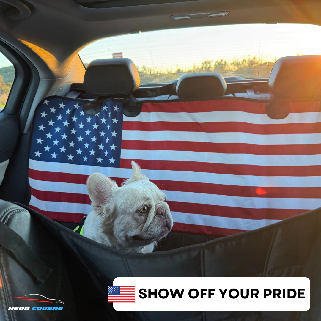 American Flag Dog Seat Liner by HeroCovers - Image 2