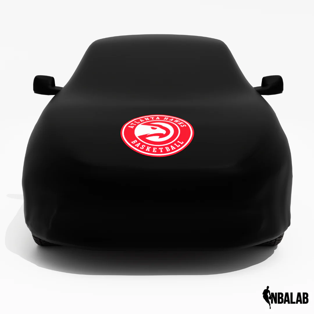 Officially Licensed Atlanta Hawks Black Car Covers – Indoor & Outdoor | NBA Protection | HeroCovers - Image 3