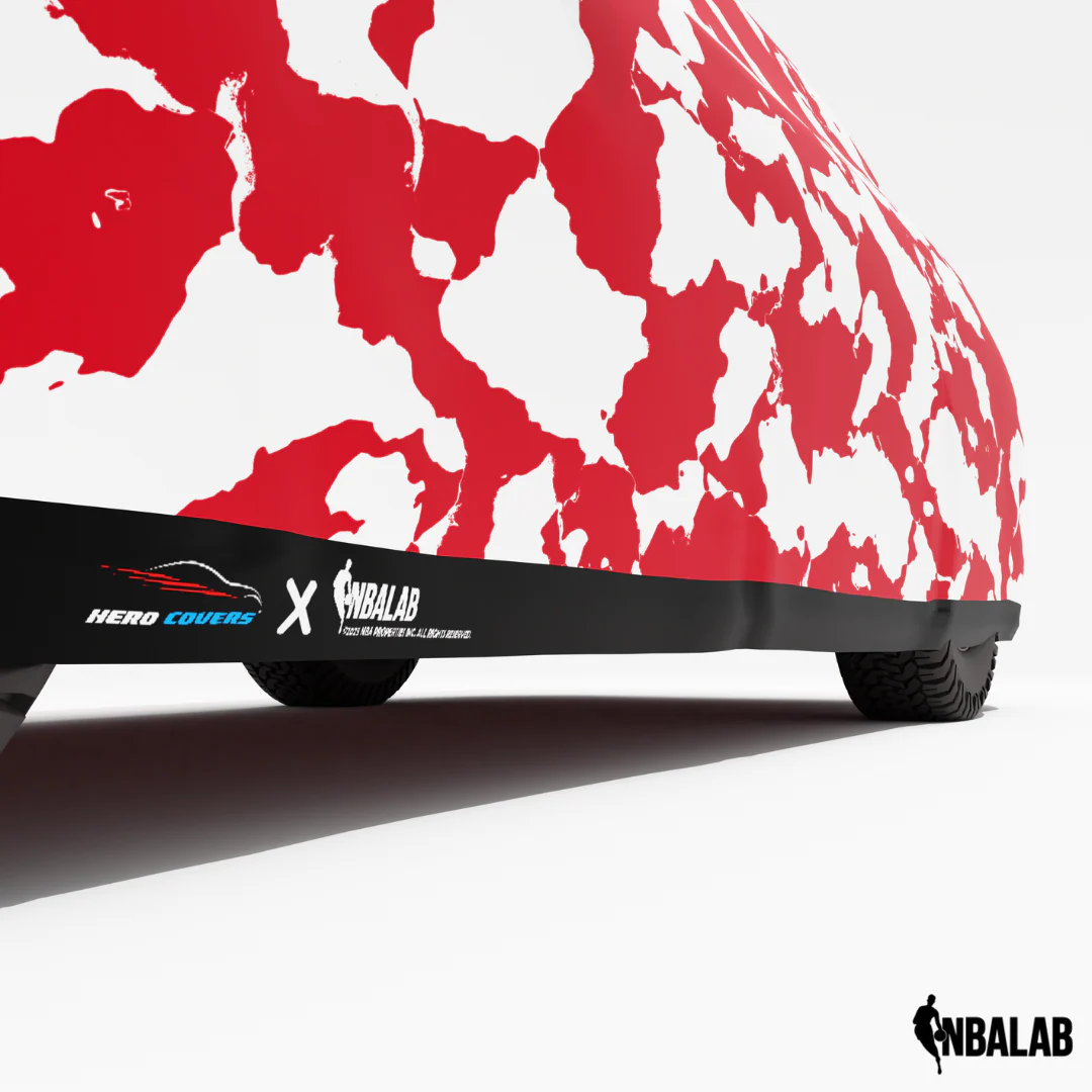 Officially Licensed Atlanta Hawks Camouflage Car Covers – Indoor & Outdoor | NBA Protection | HeroCovers - Image 4