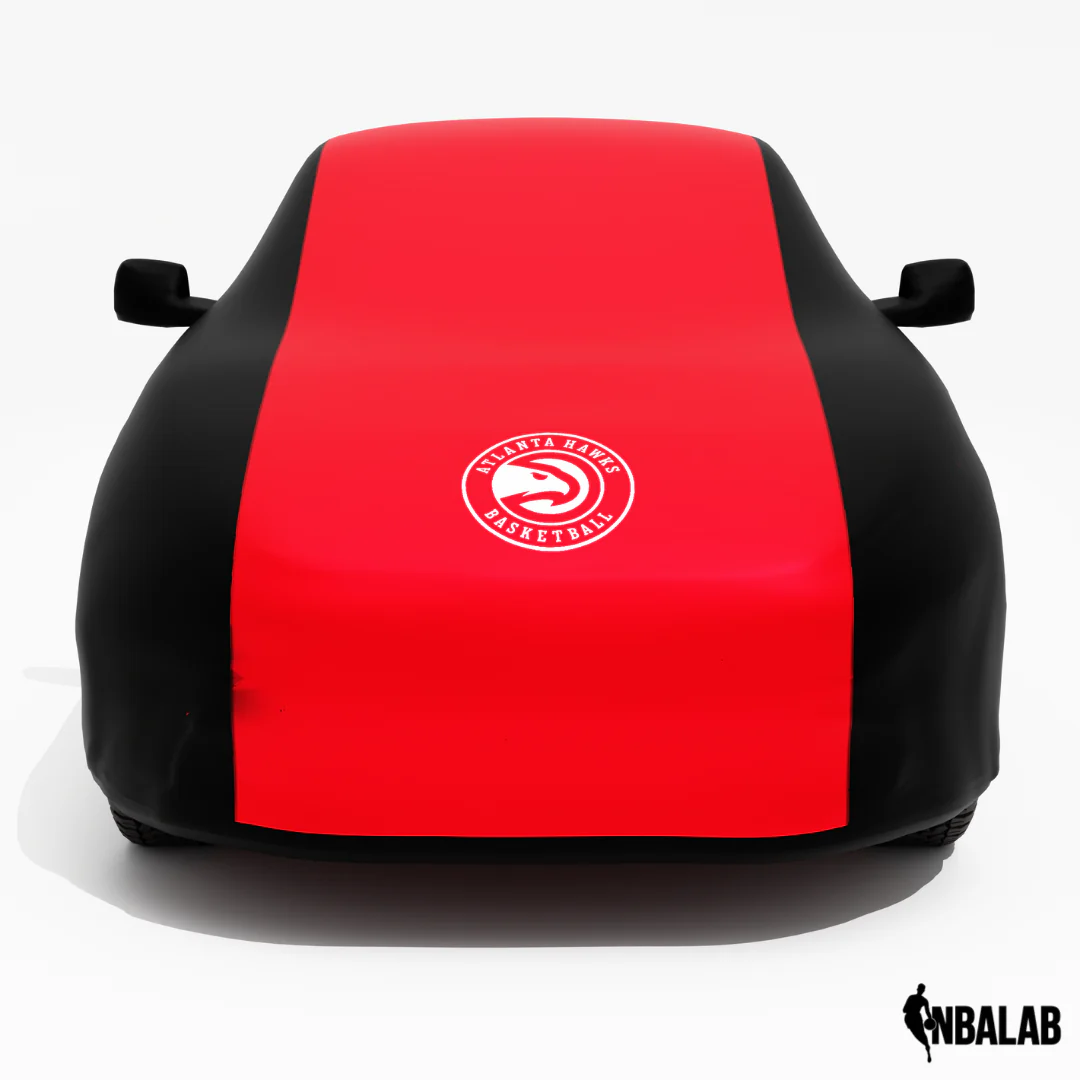 Officially Licensed Atlanta Hawks 2 Tone Car Covers – Indoor & Outdoor | NBA Protection | HeroCovers - Image 3