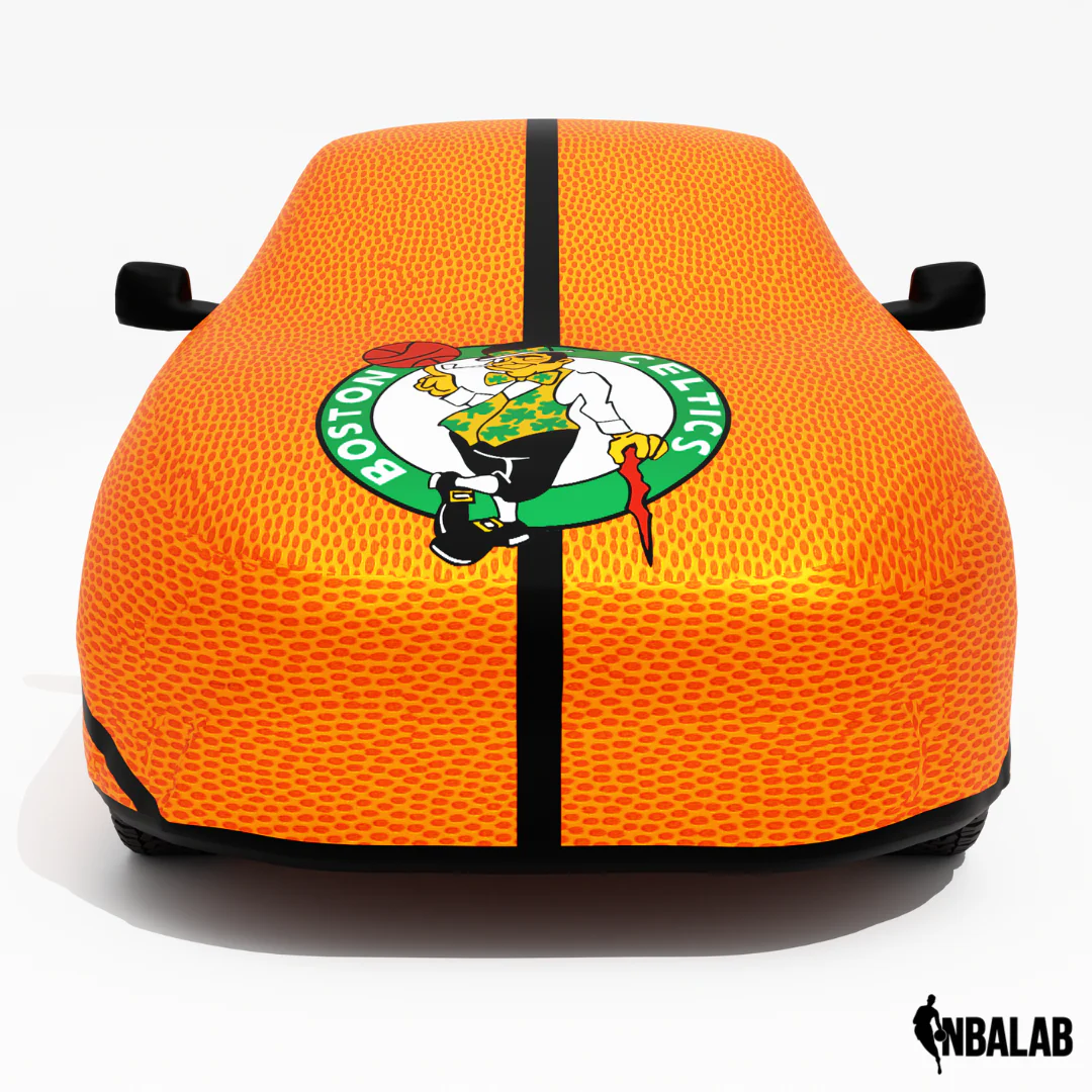 Officially Licensed Boston Celtics Life Size Basketball Car Covers – Indoor & Outdoor | NBA Protection | HeroCovers - Image 3