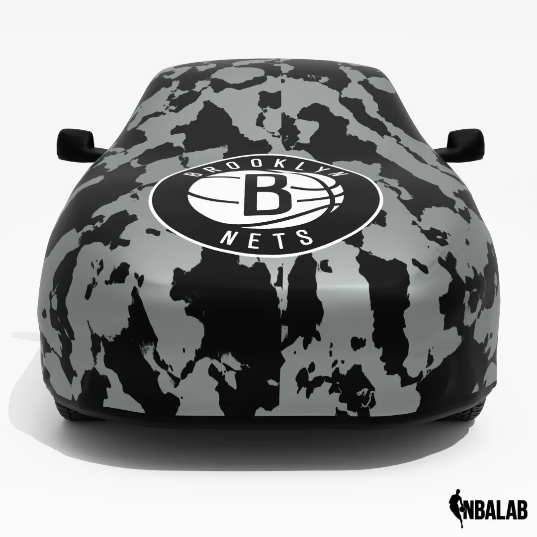 Officially Licensed Brooklyn NETS Camouflage Car Covers – Indoor & Outdoor | NBA Protection | HeroCovers - Image 3