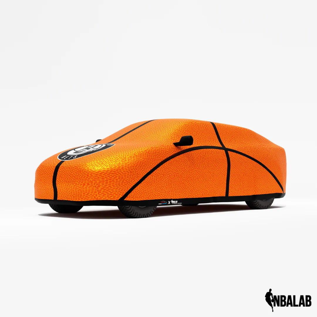 Officially Licensed Brooklyn NETS Life Size Basketball Car Covers – Indoor & Outdoor | NBA Protection | HeroCovers - Image 3