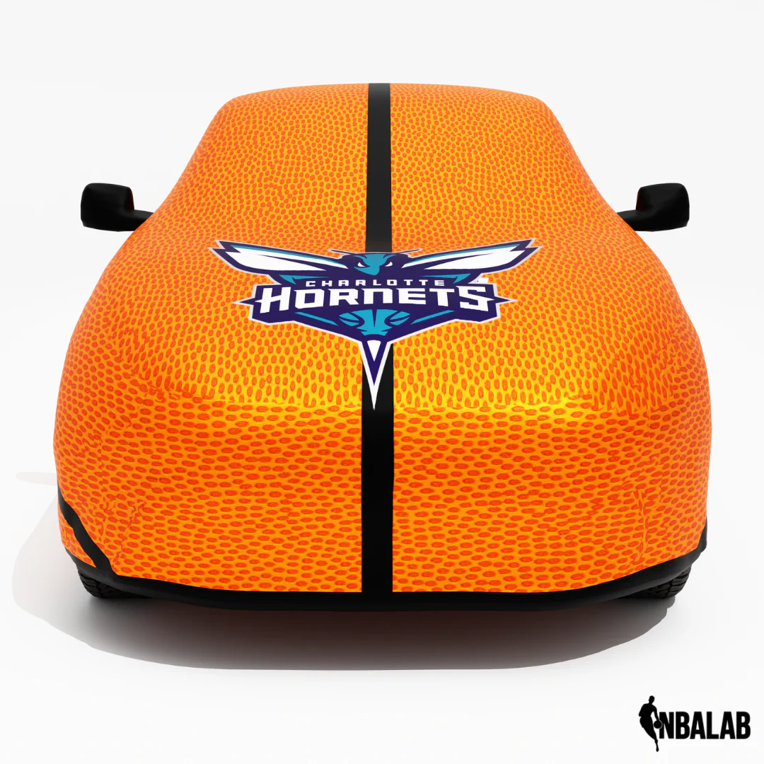 Officially Licensed Charlotte Hornets Life Size Basketball Car Covers – Indoor & Outdoor | NBA Protection | HeroCovers - Image 4