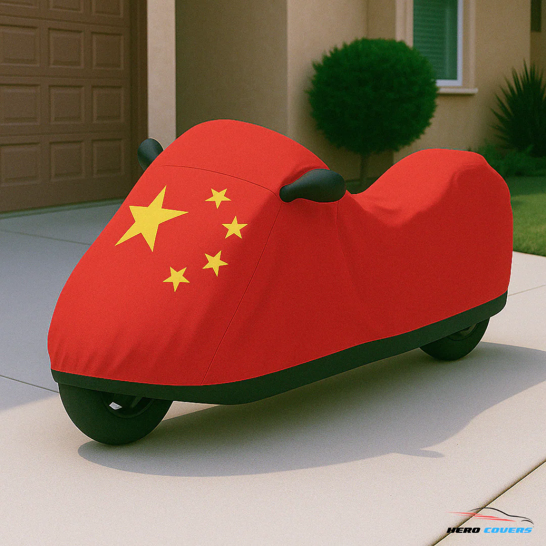 China Flag Design Car Cover | Premium Indoor or Outdoor Protection | HeroCovers - Image 2