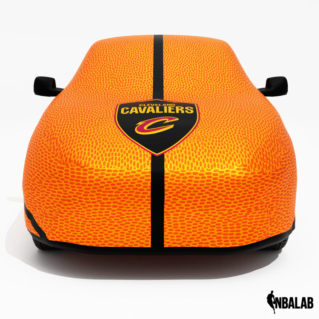 Officially Licensed Cleveland Cavalier Life Size Basketball Car Covers – Indoor & Outdoor | NBA Protection | HeroCovers - Image 4