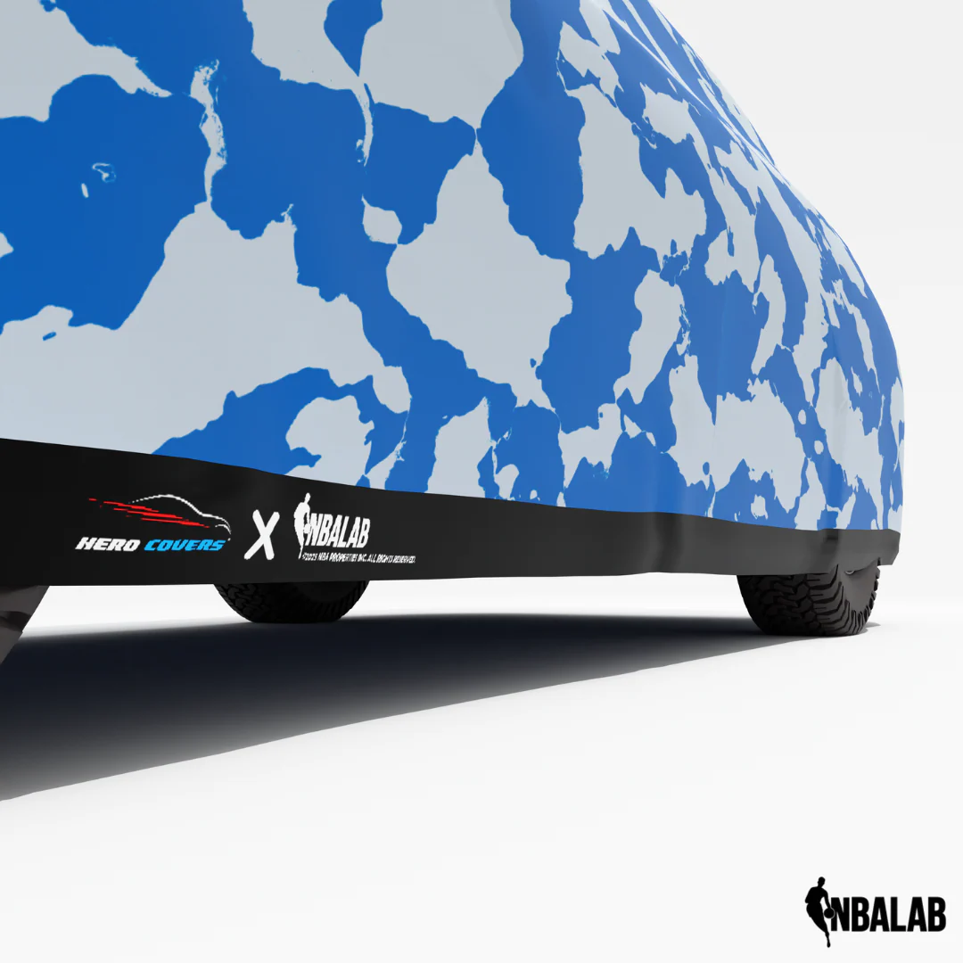 Officially Licensed Dallas Mavericks Comouflage Car Covers – Indoor & Outdoor | NBA Protection | HeroCovers - Image 4