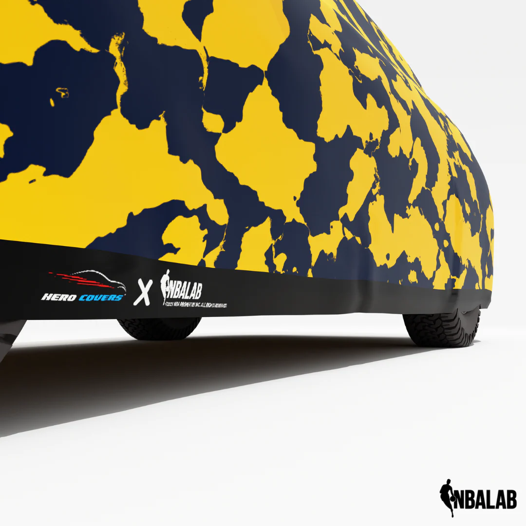 Officially Licensed Denver Nuggets Comouflage Car Covers – Indoor & Outdoor | NBA Protection | HeroCovers - Image 4