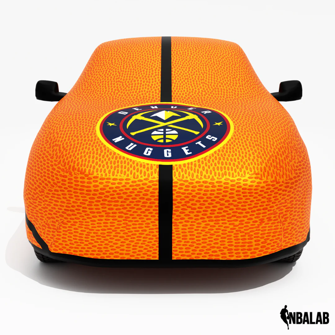 Officially Licensed Denver Nuggets Life Size Basketball Car Covers – Indoor & Outdoor | NBA Protection | HeroCovers - Image 4