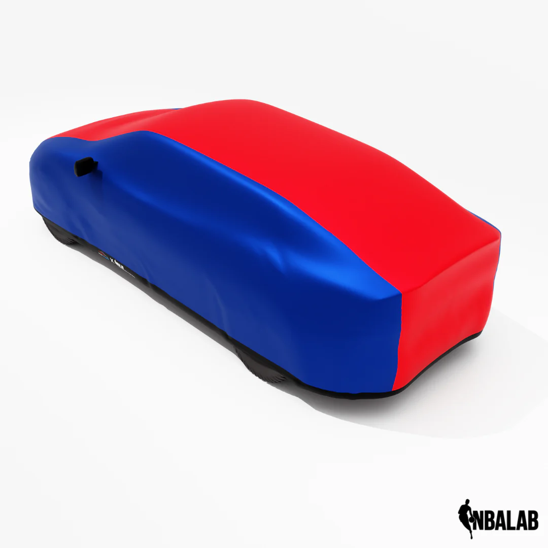 Officially Licensed Detroit Pistons 2 Tone Car Covers – Indoor & Outdoor | NBA Protection | HeroCovers - Image 6