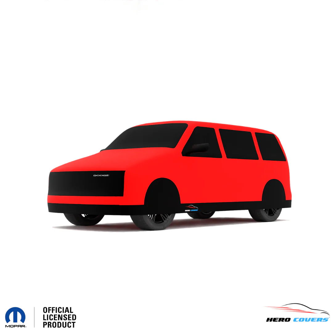 Dodge Caravan 1st Gen (1984–1990) Car Cover: Indoor or Outdoor Use - HeroCovers - Image 65