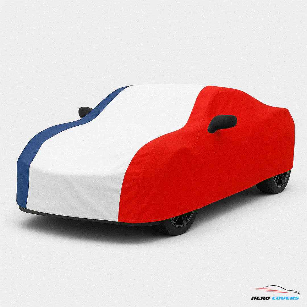 France Flag Design Car Cover | Premium Indoor or Outdoor Protection | HeroCovers - Image 3