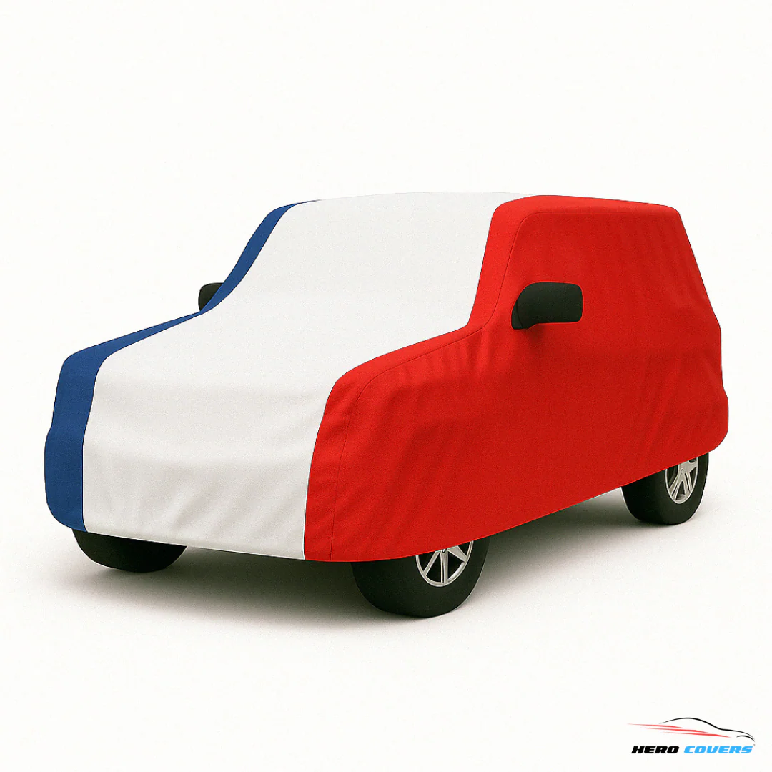 France Flag Design Car Cover | Premium Indoor or Outdoor Protection | HeroCovers - Image 4