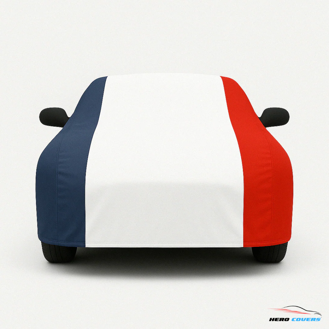 France Flag Design Car Cover | Premium Indoor or Outdoor Protection | HeroCovers - Image 5