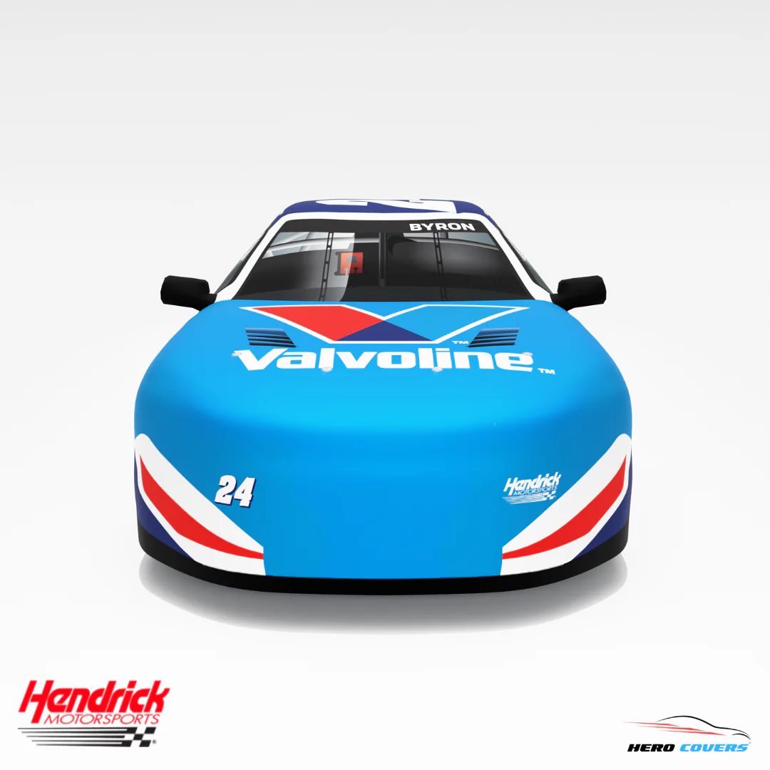 Officially Licensed Hendrick Motorsports No. 24 Valvoline Car Cover – Precision Fit & Ultimate Protection | HeroCovers - Image 3