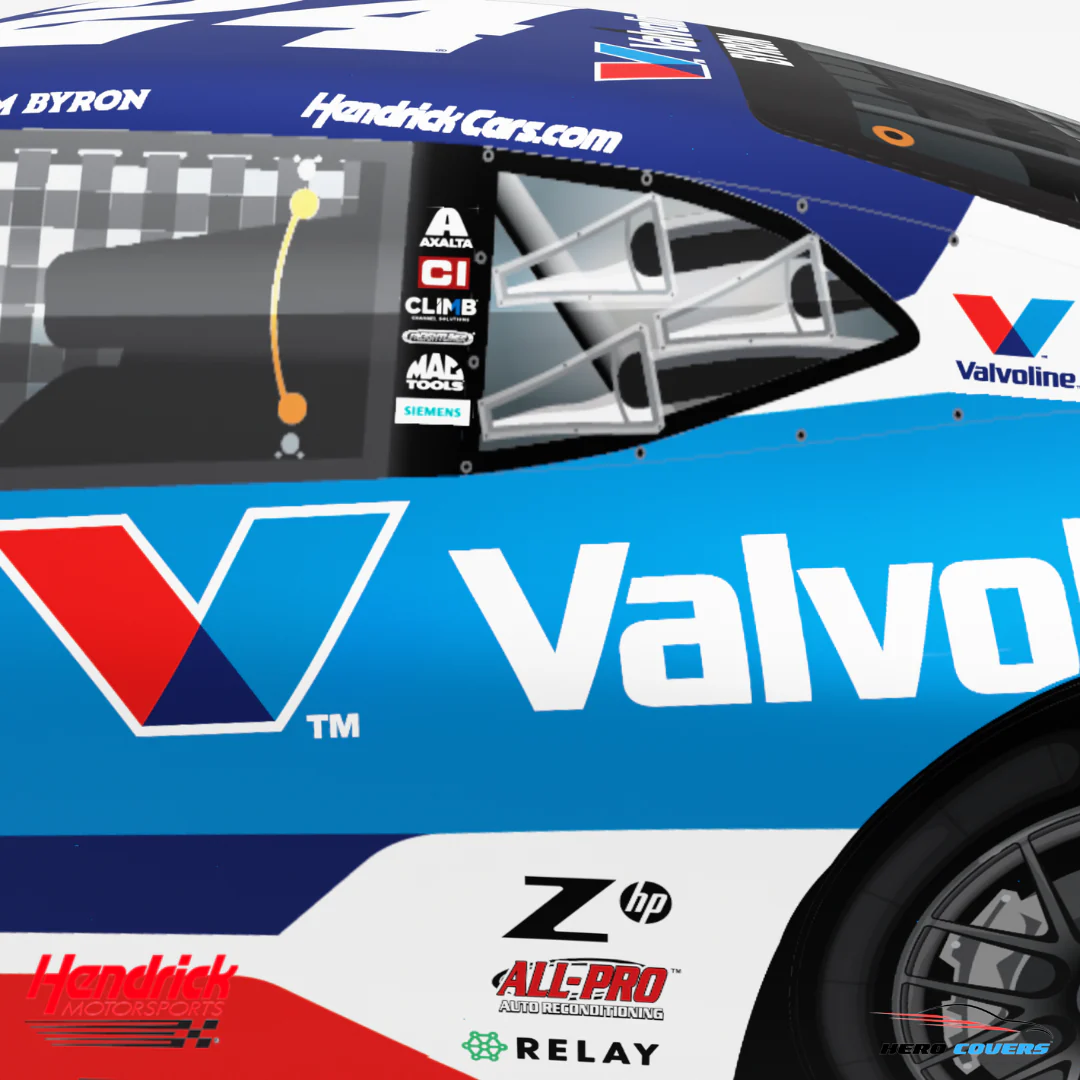 Officially Licensed Hendrick Motorsports No. 24 Valvoline Car Cover – Precision Fit & Ultimate Protection | HeroCovers - Image 9