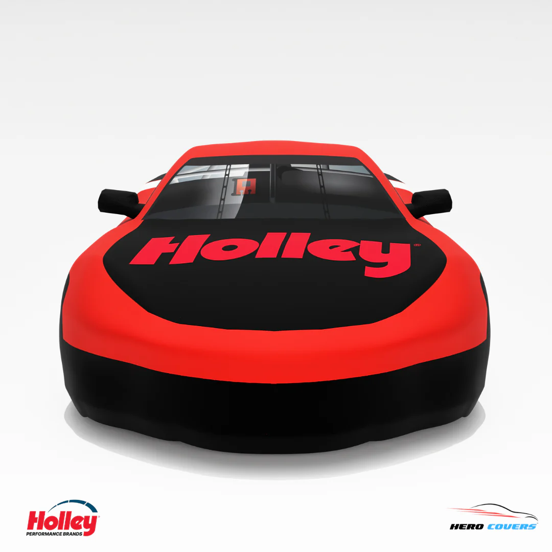 Holley Performance Brands Holley Red Race Car Covers | Officially Licensed by HeroCovers - Image 3