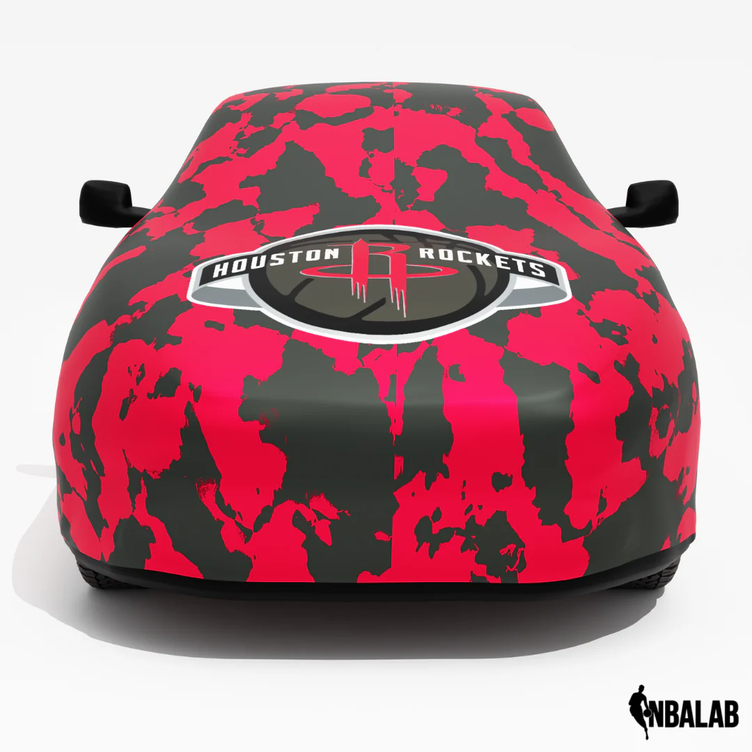 Officially Licensed Houston Rockets Comouflage Car Covers – Indoor & Outdoor | NBA Protection | HeroCovers - Image 3