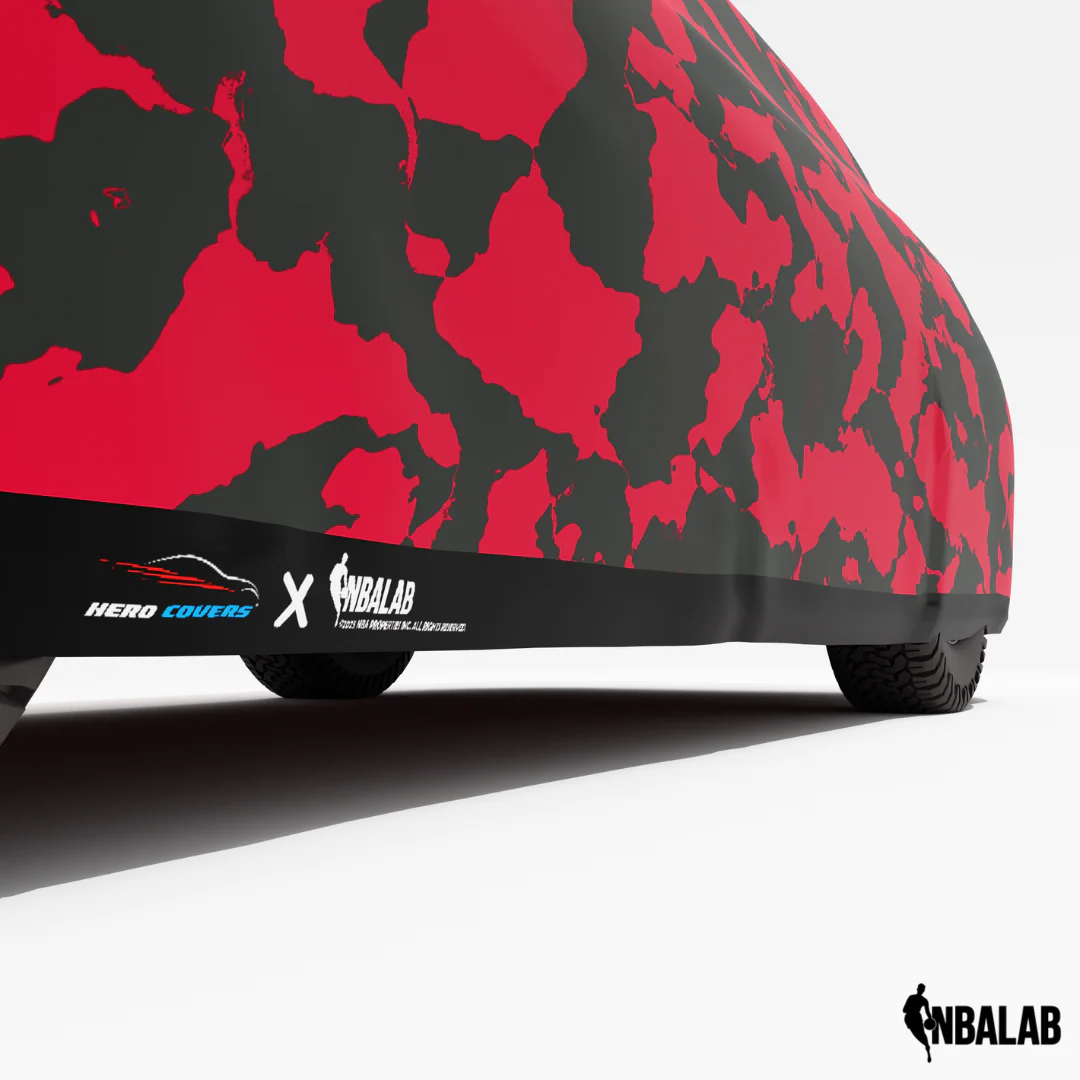 Officially Licensed Houston Rockets Comouflage Car Covers – Indoor & Outdoor | NBA Protection | HeroCovers - Image 4