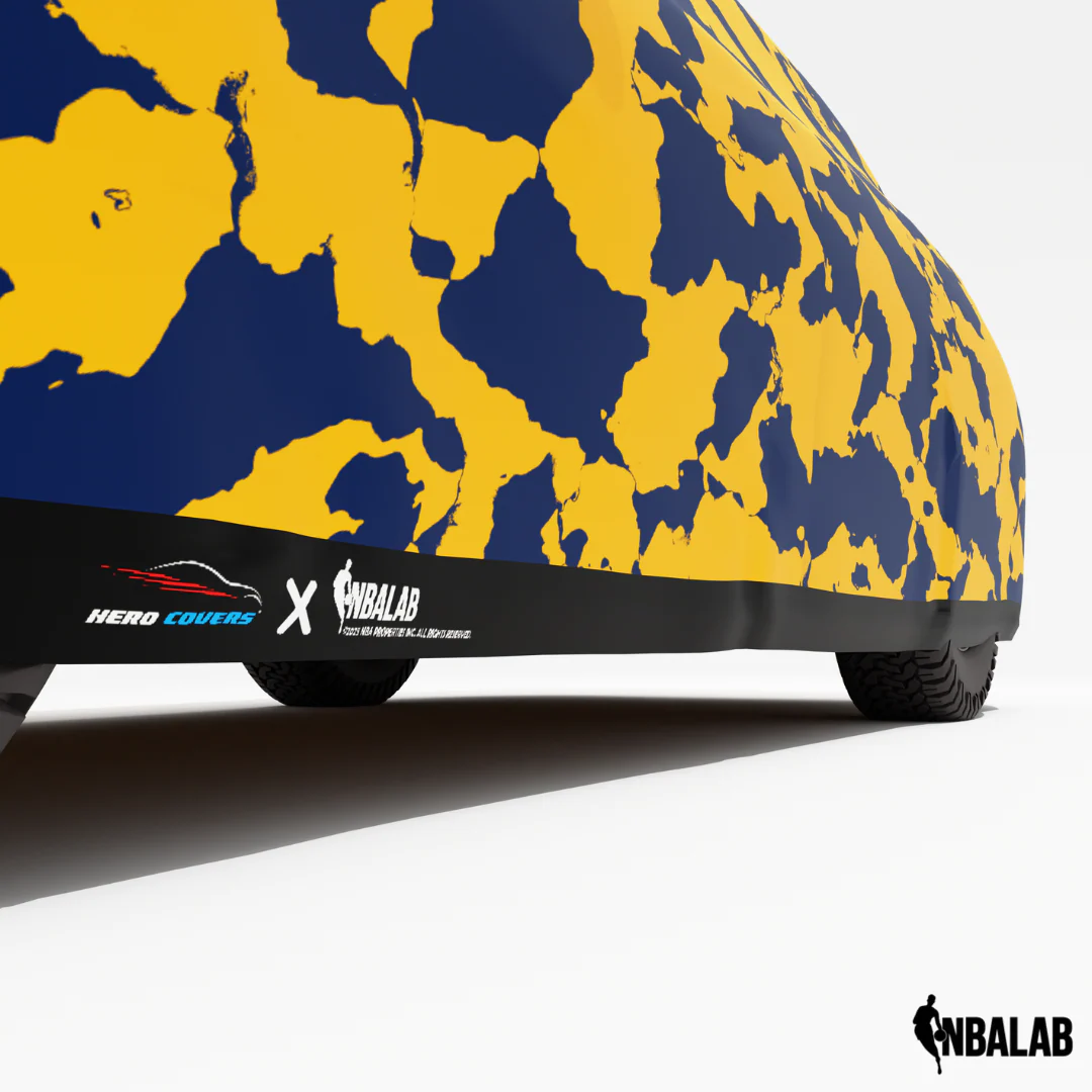 Officially Licensed Indiana Pacers Comouflage Car Covers – Indoor & Outdoor | NBA Protection | HeroCovers - Image 4