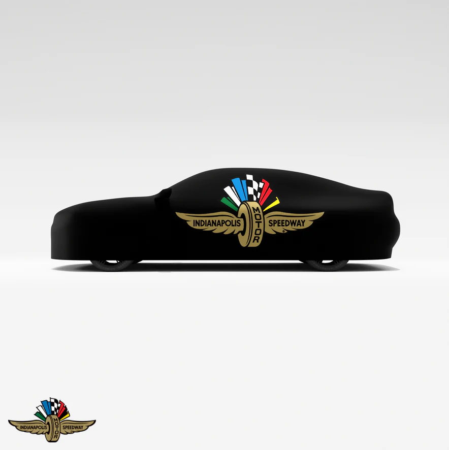 Indy500 Car Cover – Custom Black Cover with Enlarged Indy 500 Logo for Maximum Protection - Image 6