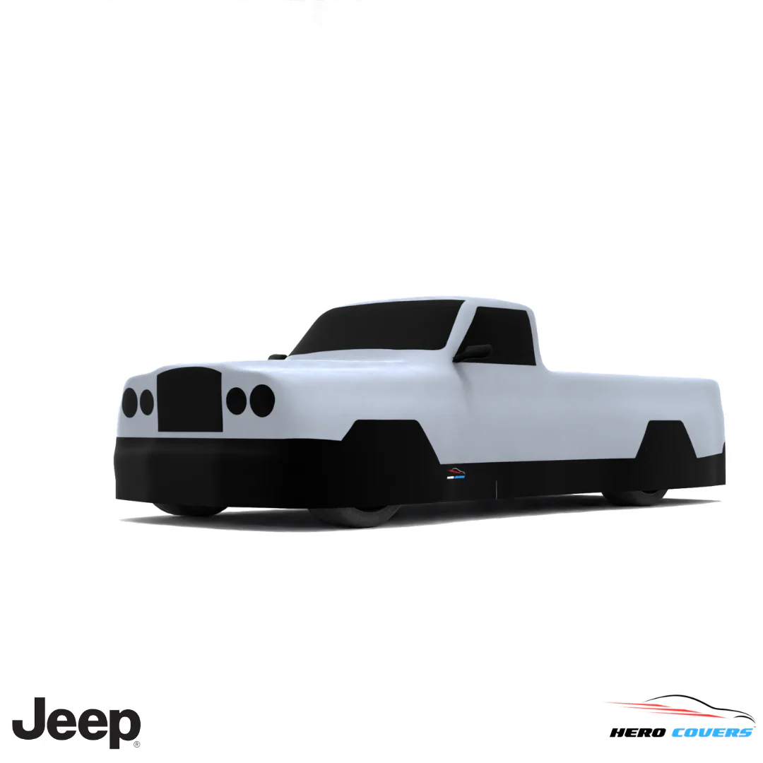 Jeep Gladiator 1963 Car Cover: Indoor or Outdoor Use - HeroCovers - Image 37
