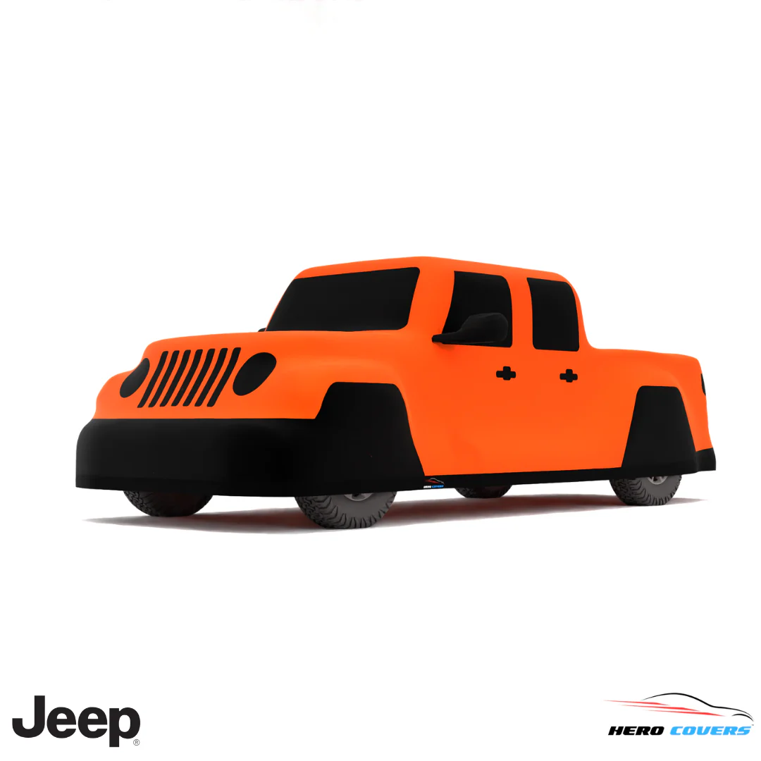 Jeep Gladiator 2020 Car Cover: Indoor or Outdoor Use - HeroCovers - Image 21