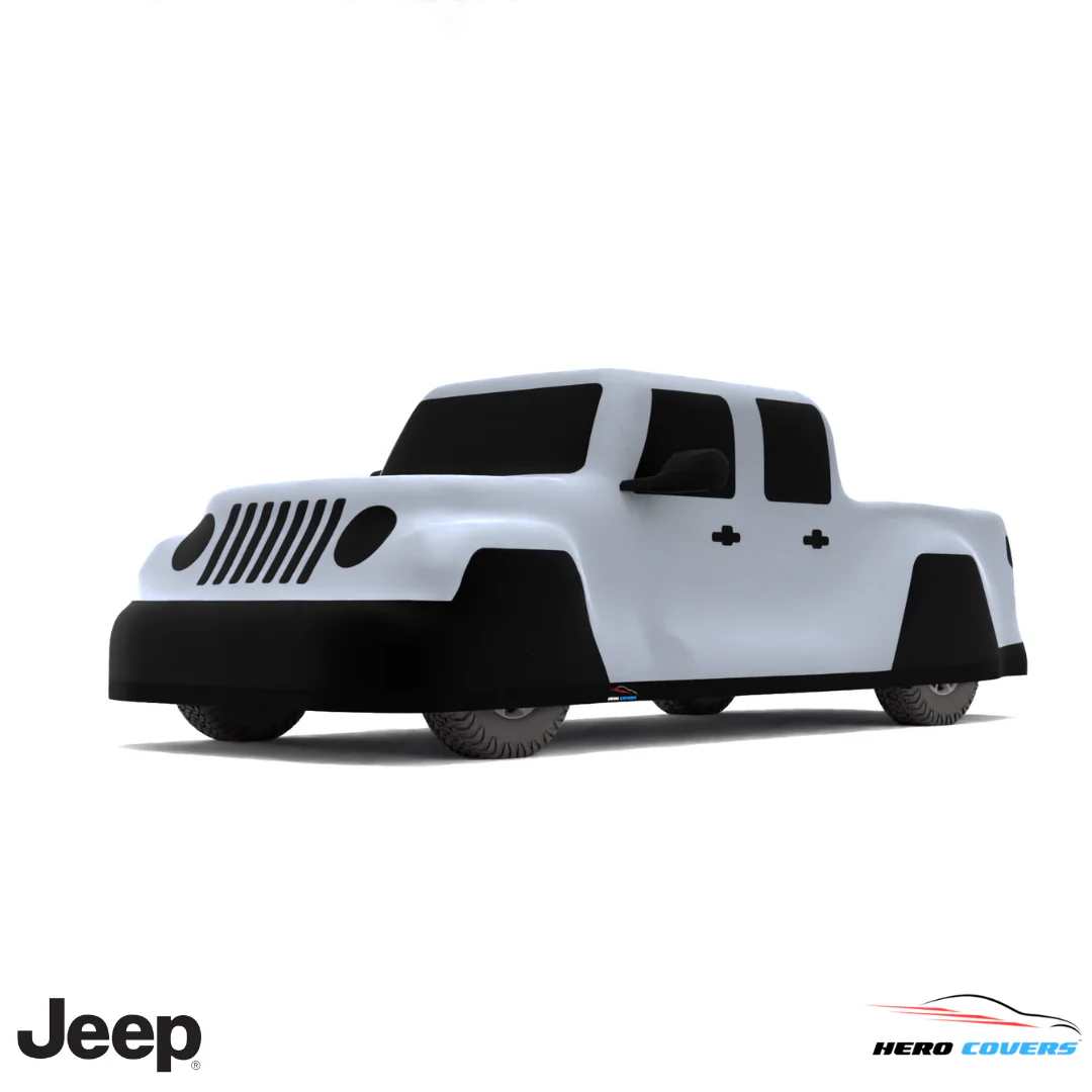 Jeep Gladiator 2020 Car Cover: Indoor or Outdoor Use - HeroCovers - Image 37