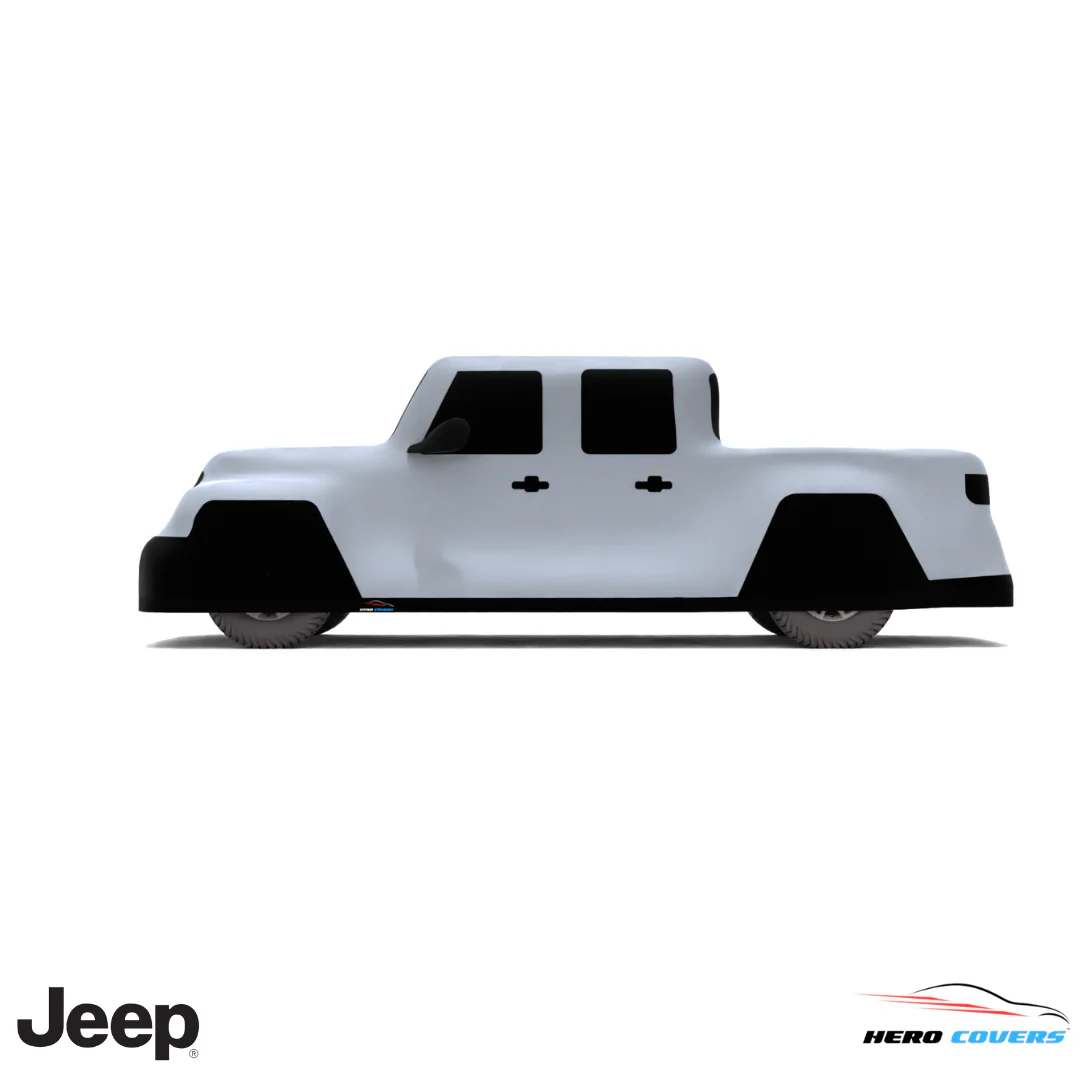 Jeep Gladiator 2020 Car Cover: Indoor or Outdoor Use - HeroCovers - Image 39