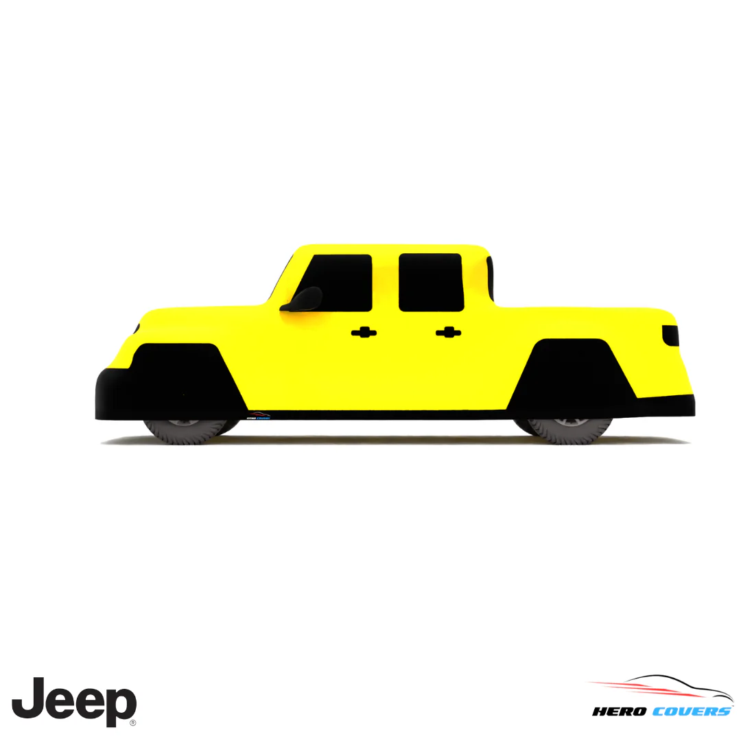 Jeep Gladiator 2020 Car Cover: Indoor or Outdoor Use - HeroCovers - Image 47