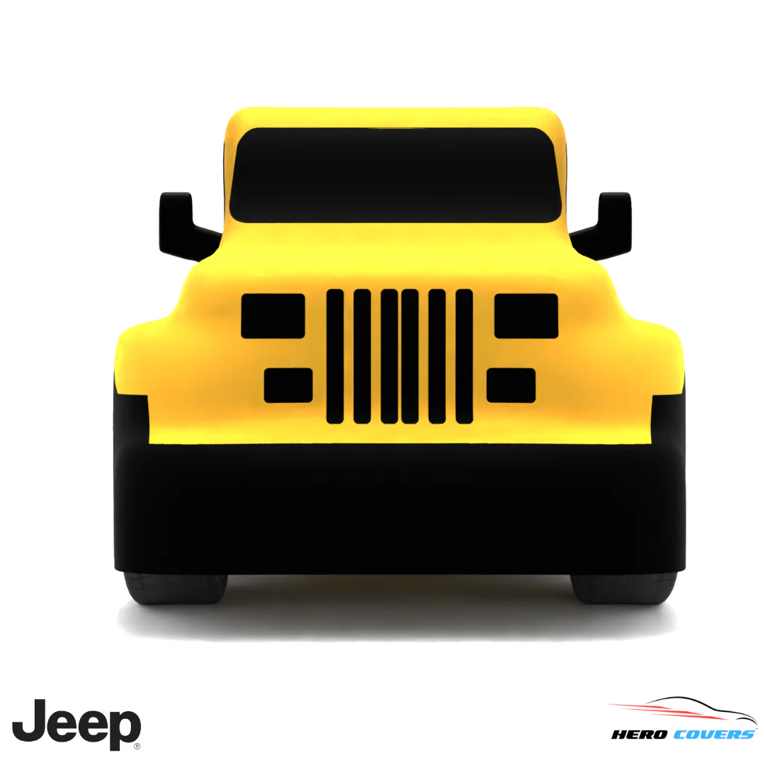 Jeep Wrangler 1987 Car Cover: Indoor or Outdoor Use - HeroCovers - Image 14