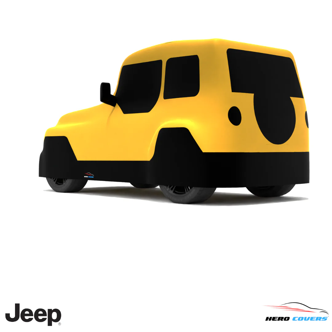 Jeep Wrangler 1987 Car Cover: Indoor or Outdoor Use - HeroCovers - Image 16