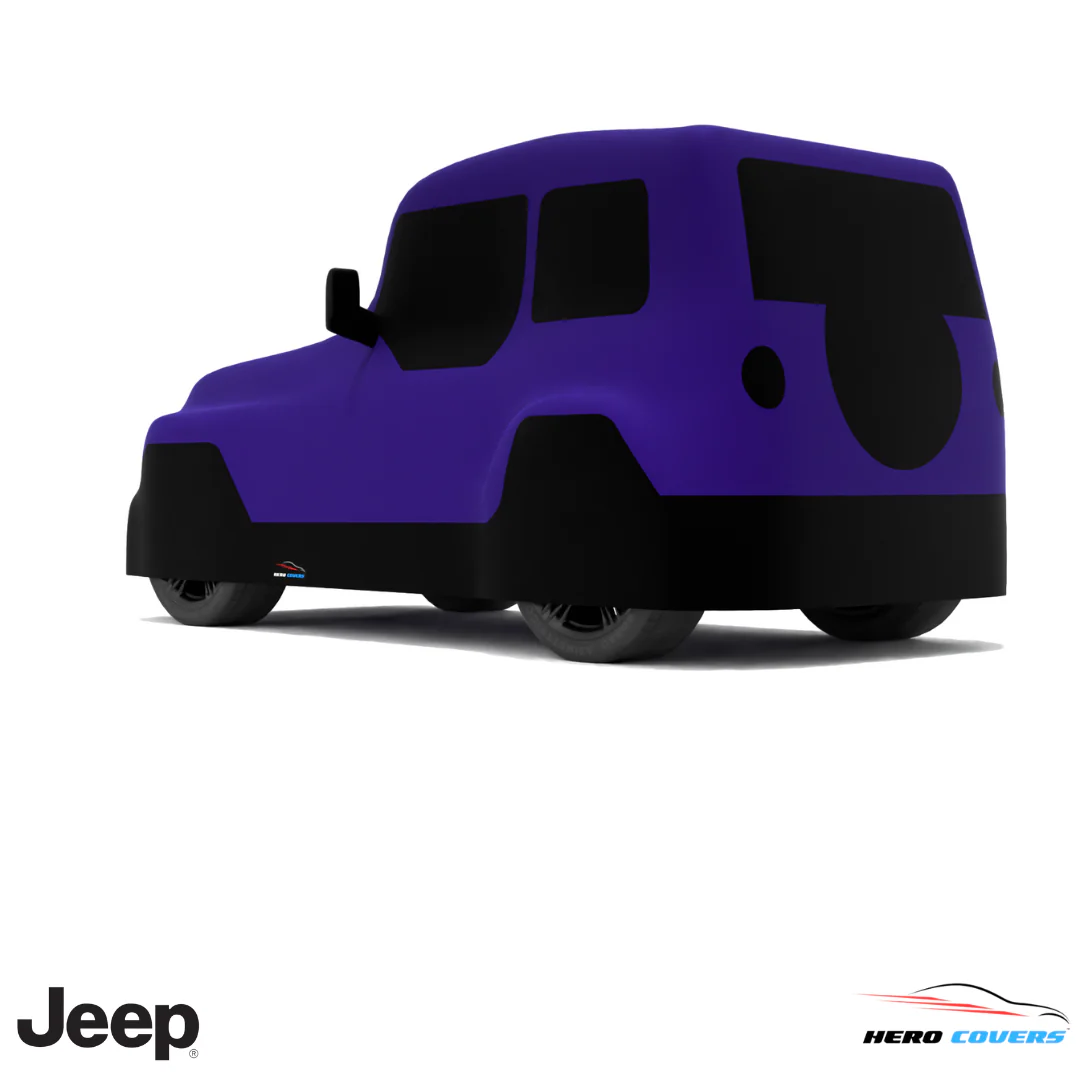 Jeep Wrangler 1987 Car Cover: Indoor or Outdoor Use - HeroCovers - Image 32