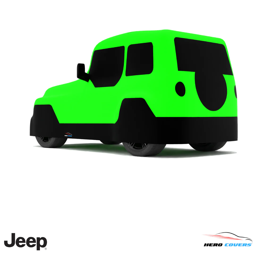 Jeep Wrangler 1987 Car Cover: Indoor or Outdoor Use - HeroCovers - Image 4