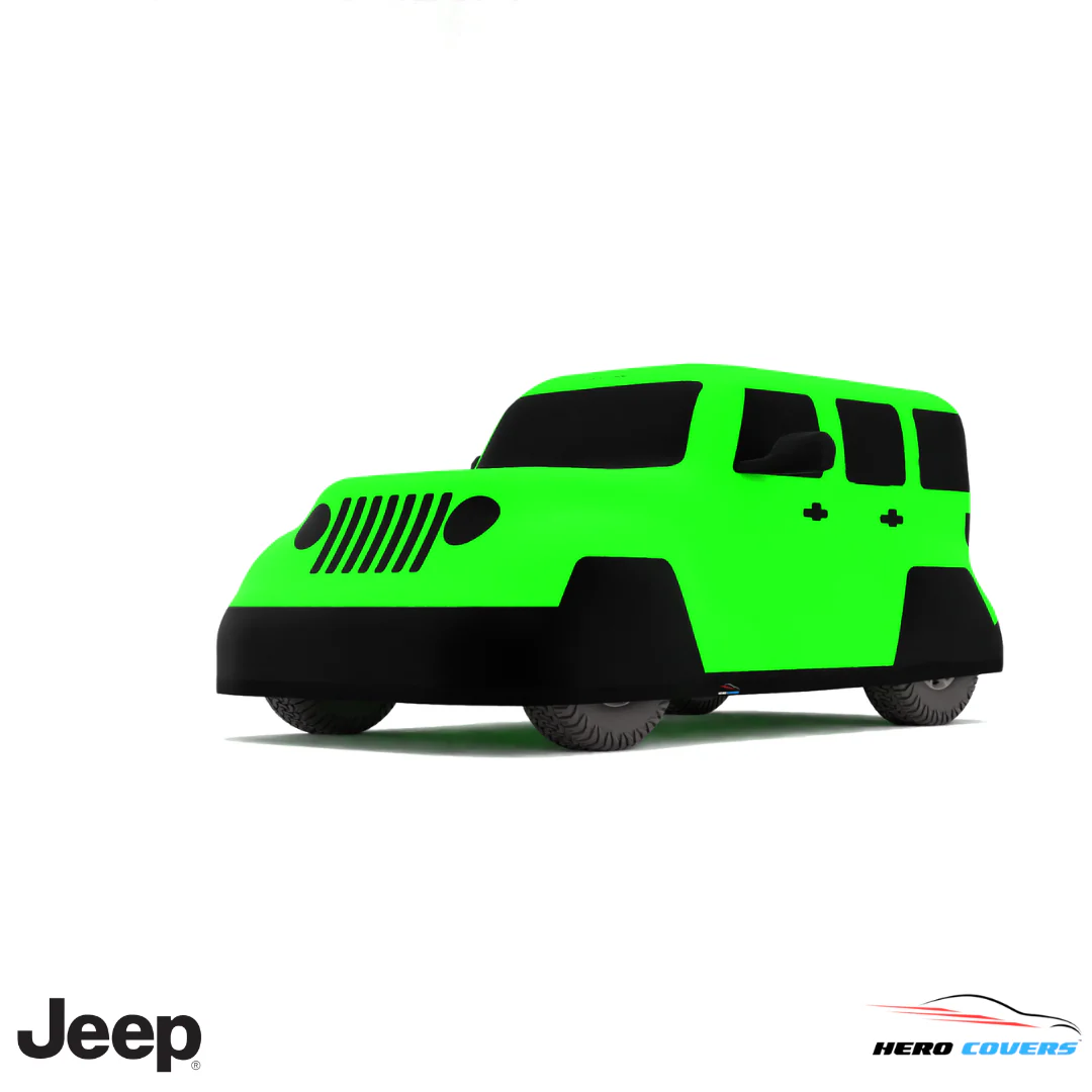 Jeep Wrangler 2018 Car Cover: Indoor or Outdoor Use - HeroCovers - Image 21