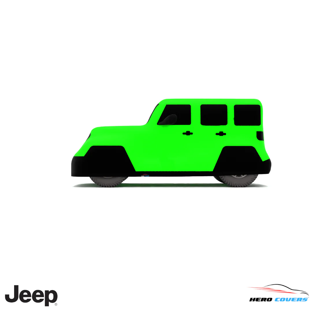 Jeep Wrangler 2018 Car Cover: Indoor or Outdoor Use - HeroCovers - Image 23