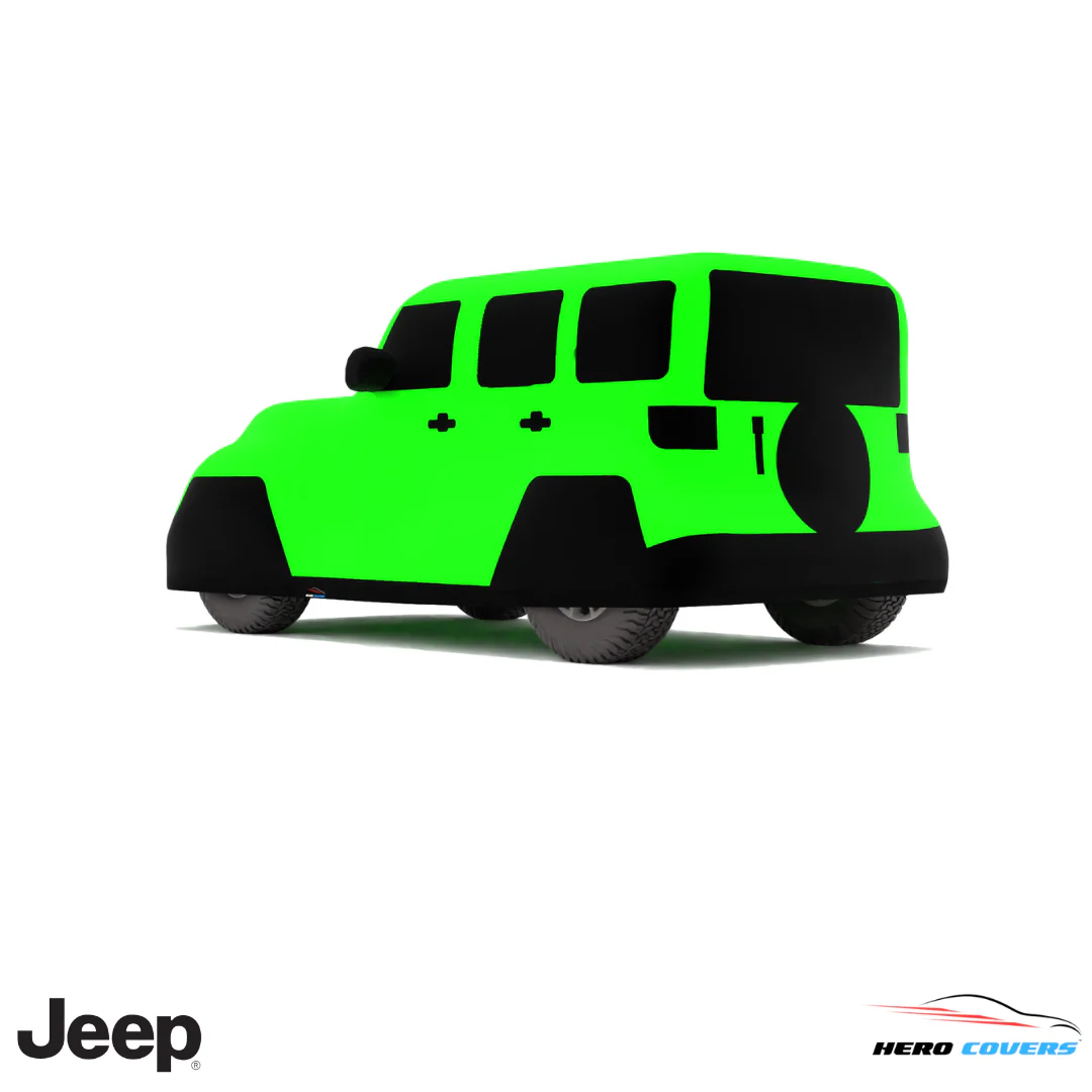Jeep Wrangler 2018 Car Cover: Indoor or Outdoor Use - HeroCovers - Image 24