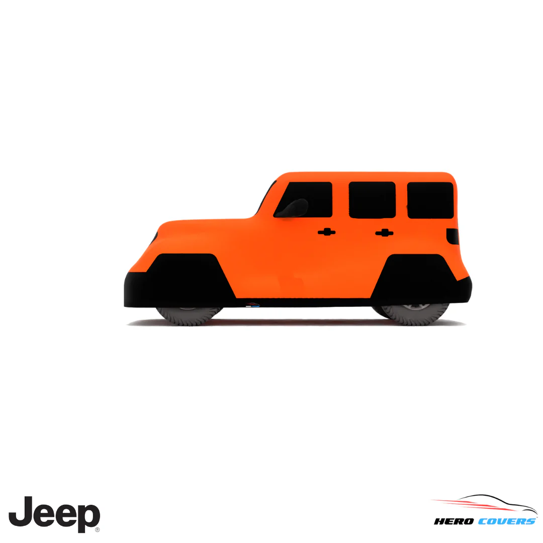 Jeep Wrangler 2018 Car Cover: Indoor or Outdoor Use - HeroCovers - Image 27