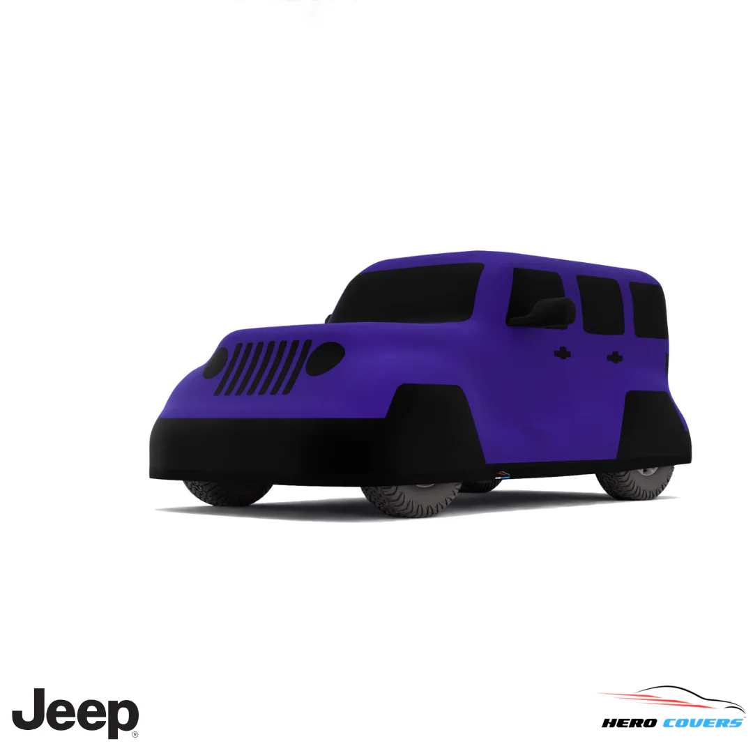 Jeep Wrangler 2018 Car Cover: Indoor or Outdoor Use - HeroCovers - Image 29