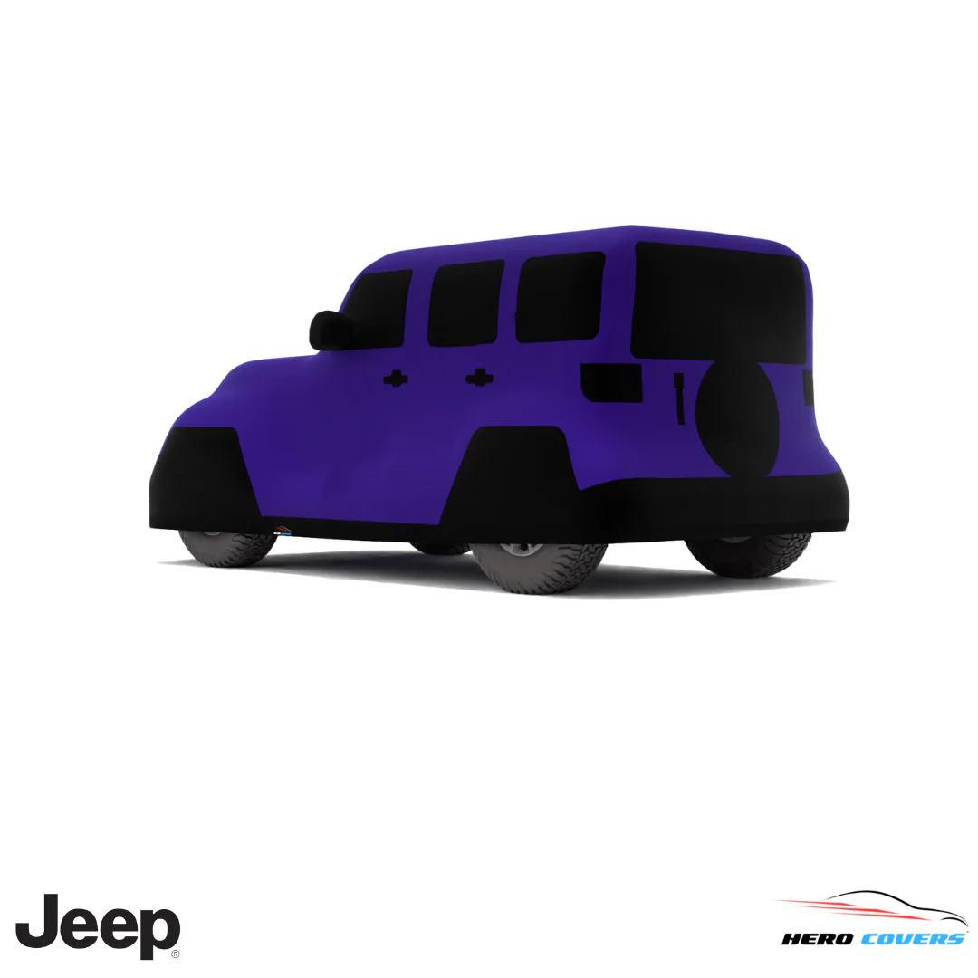 Jeep Wrangler 2018 Car Cover: Indoor or Outdoor Use - HeroCovers - Image 32
