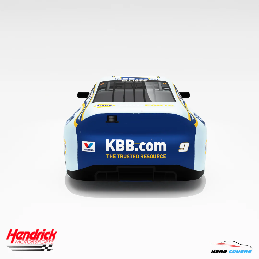Officially Licensed Hendrick Motorsports Kelly Blue Book Car Cover – Precision Fit & Ultimate Protection | HeroCovers - Image 6