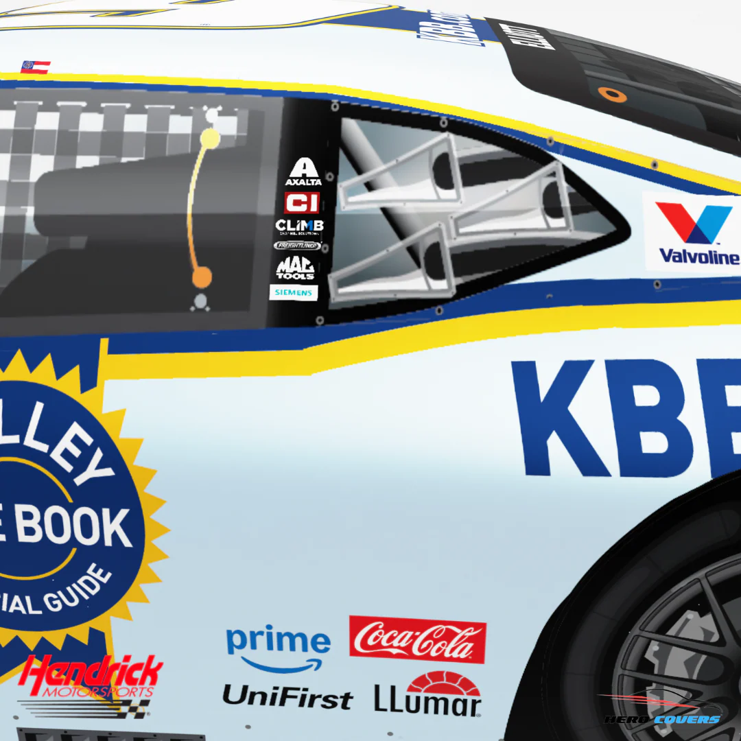 Officially Licensed Hendrick Motorsports Kelly Blue Book Car Cover – Precision Fit & Ultimate Protection | HeroCovers - Image 9