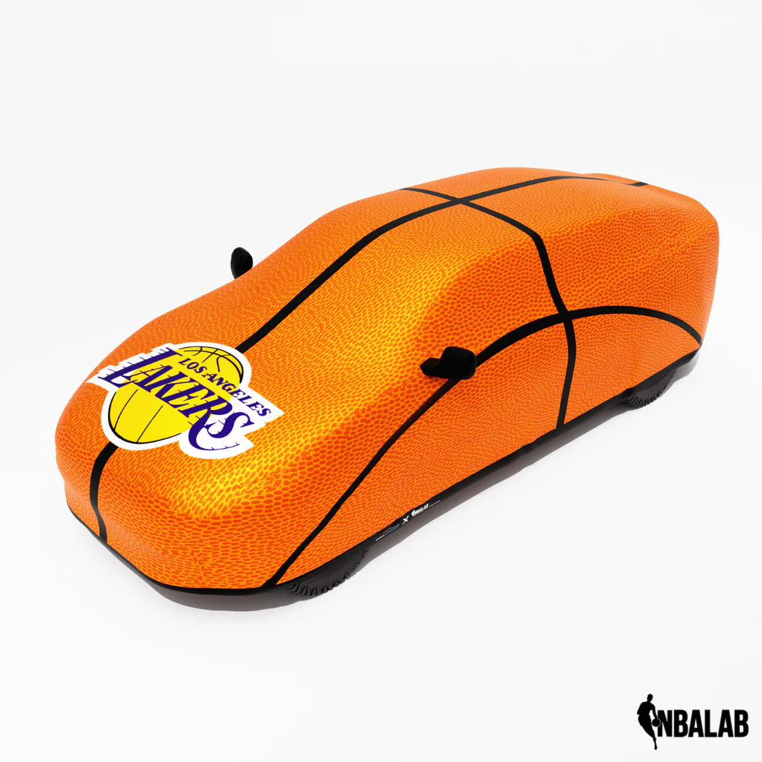 Officially Licensed Los Angeles Lakers Life Size Basketball Car Covers – Indoor & Outdoor | NBA Protection | HeroCovers - Image 7