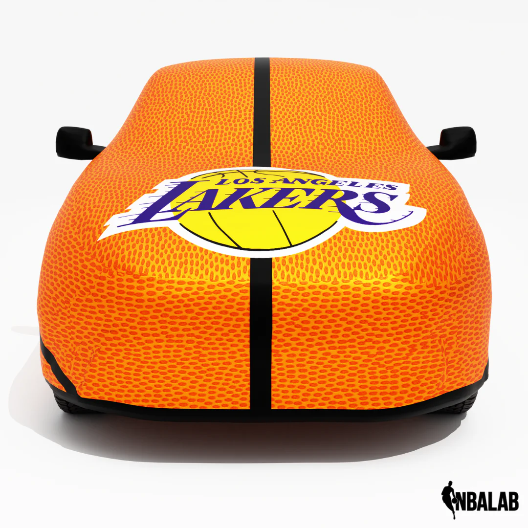 Officially Licensed Los Angeles Lakers Life Size Basketball Car Covers – Indoor & Outdoor | NBA Protection | HeroCovers - Image 9