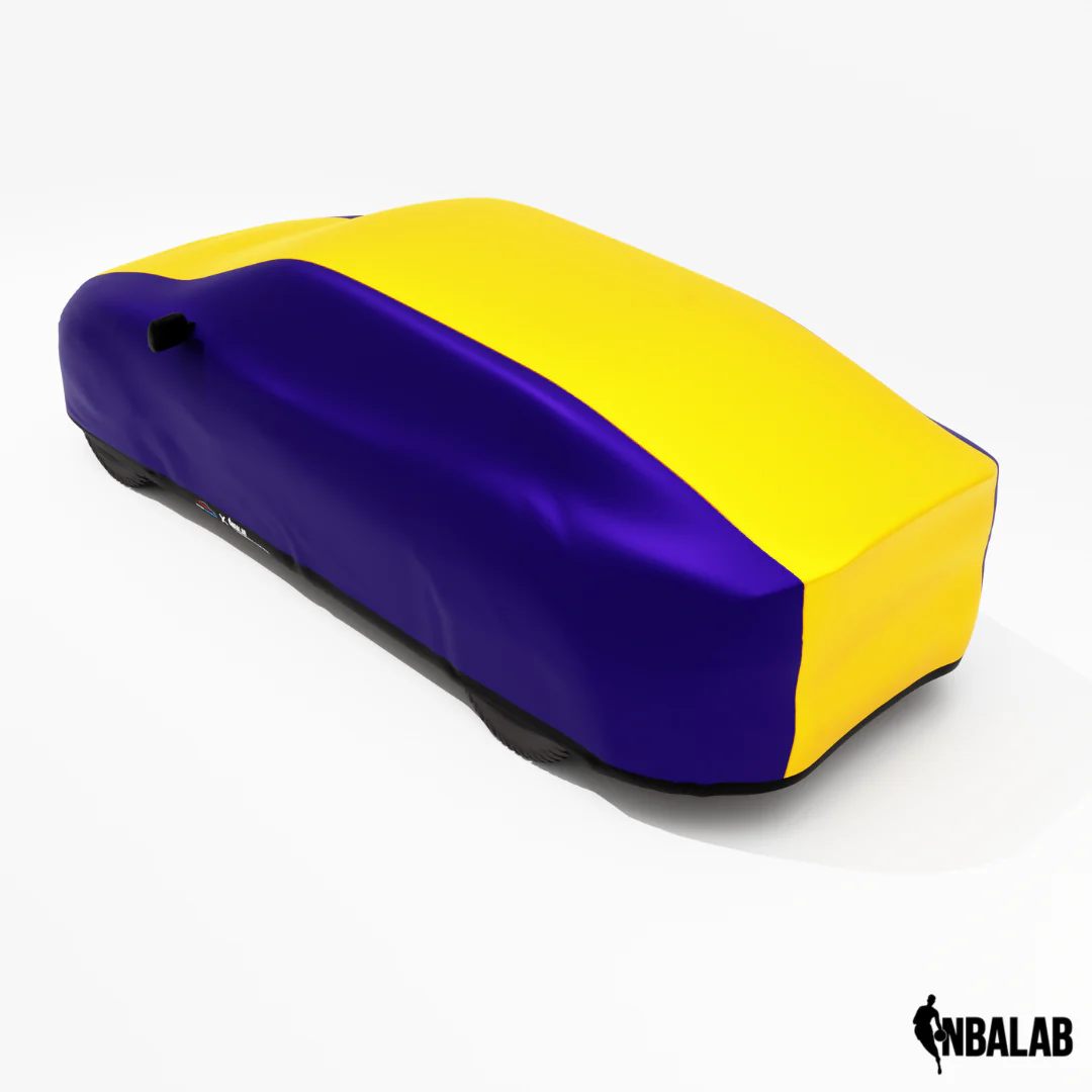 Officially Licensed Los Angeles Lakers 2 Tone Car Covers – Indoor & Outdoor | NBA Protection | HeroCovers - Image 5