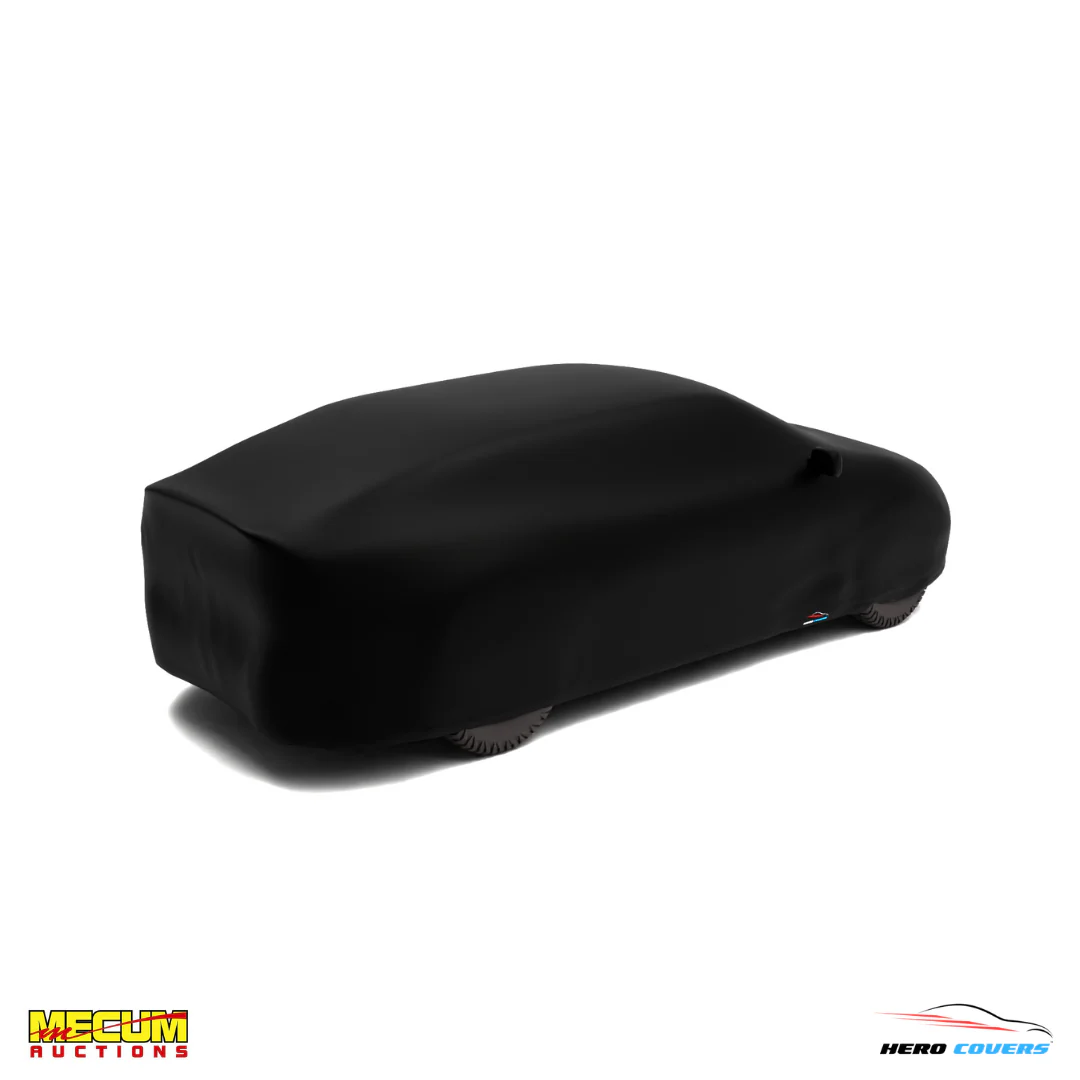 Officially Licensed Mecum Auctions Black Car Cover - Image 2