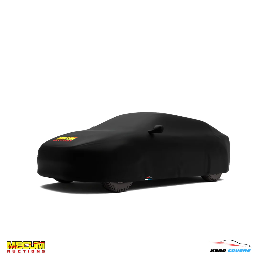 Officially Licensed Mecum Auctions Black Car Cover - Image 4