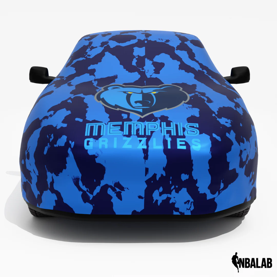 Officially Licensed Memphis Grizzlies Comouflage Car Covers – Indoor & Outdoor | NBA Protection | HeroCovers - Image 3