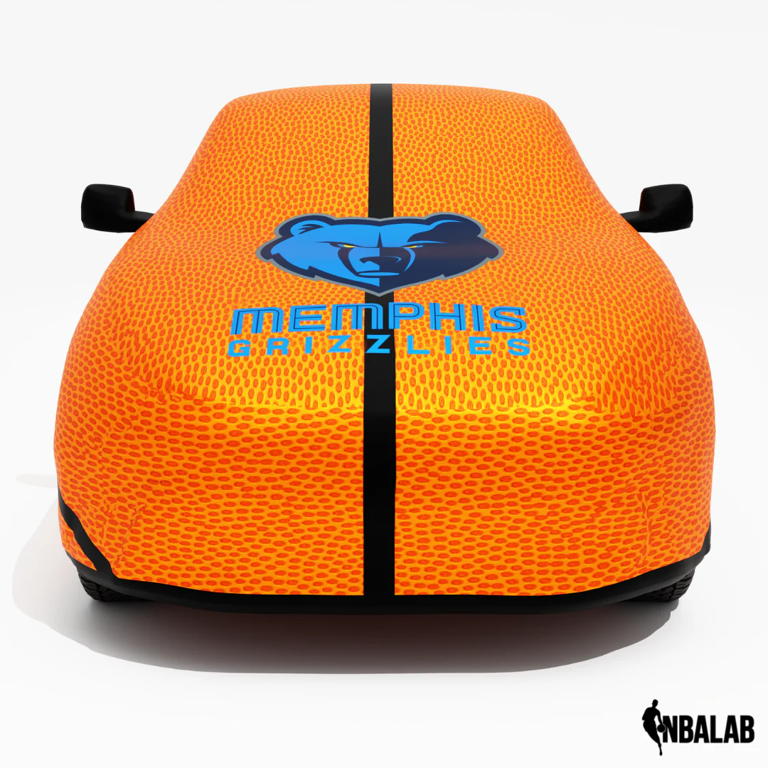 Officially Licensed Memphis Grizzlies Life Size Basketball Car Covers – Indoor & Outdoor | NBA Protection | HeroCovers - Image 4
