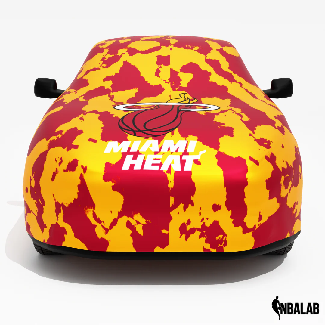 Officially Licensed Miami Heat Comouflage Car Covers – Indoor & Outdoor | NBA Protection | HeroCovers - Image 3